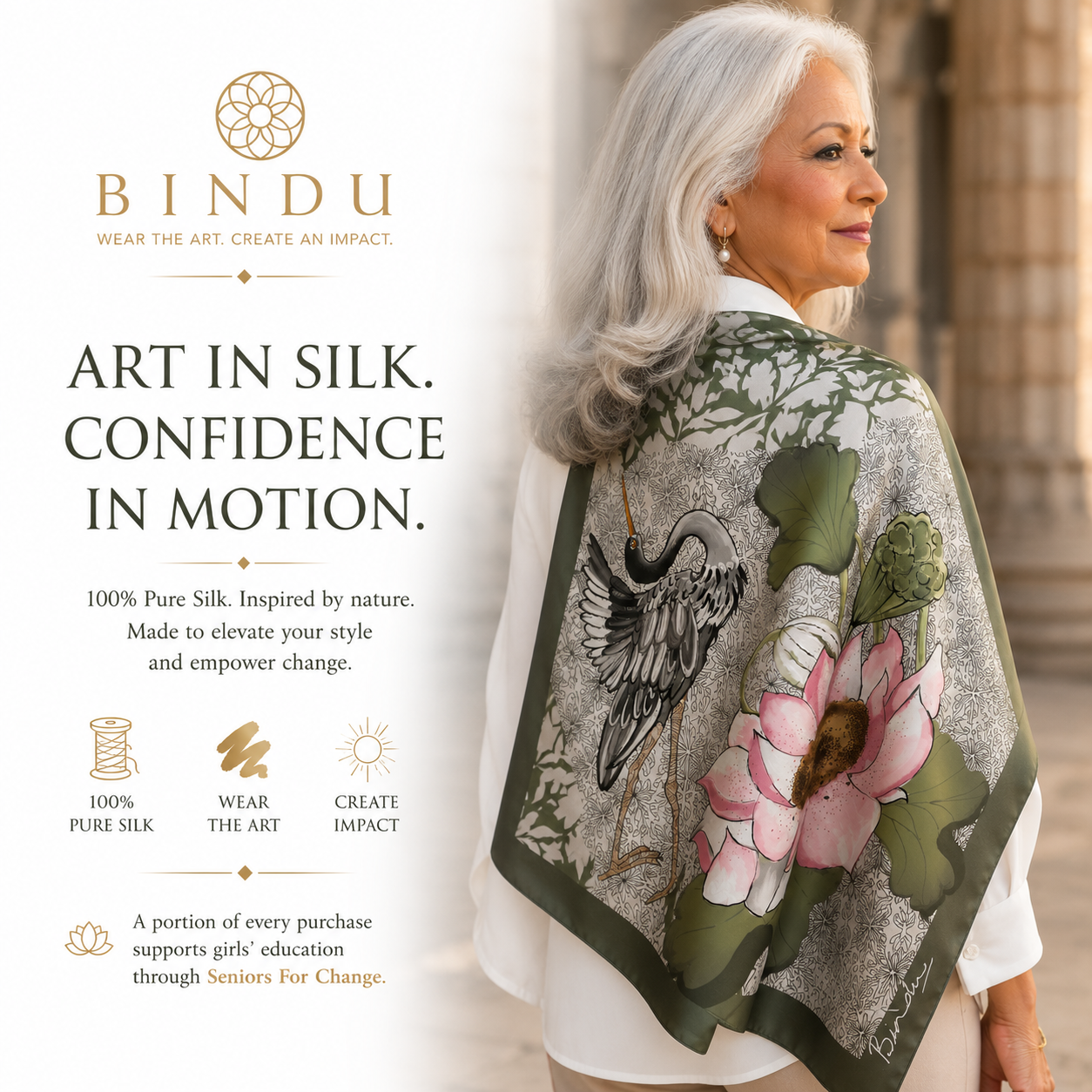 Lotus and Heron Reverie